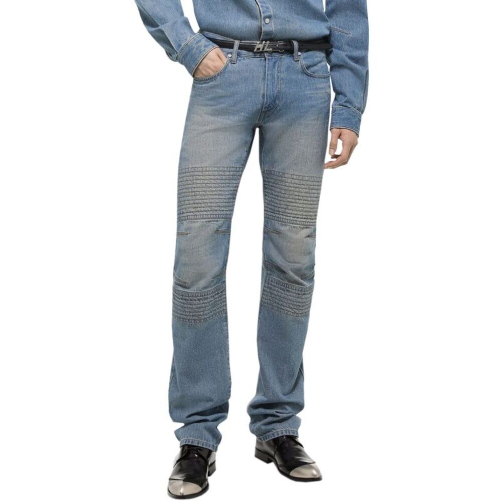 Helmut Lang Mens Moto Worker Jeans 30 Tinted Mid - NWT $425